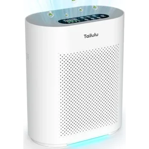 Air Purifiers for Home Large Room up to 2200 Ft², PM2.5 Air Quality & Smart Auto Mode, 20dB Quiet Sleep Mode & Night Light, Tackle Pet Hair, Dust, Smoke with Powerful Turbo Mode & H14 HEPA Filter