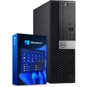 Dell Windows 11 Desktop Computer OptiPlex 5060 | Intel Core i5-8500 Six Core (4.3GHz Turbo) | 16GB DDR4 RAM | 500GB SSD Solid State + 1TB HDD | WiFi + Bluetooth | Home or Office PC (Renewed)