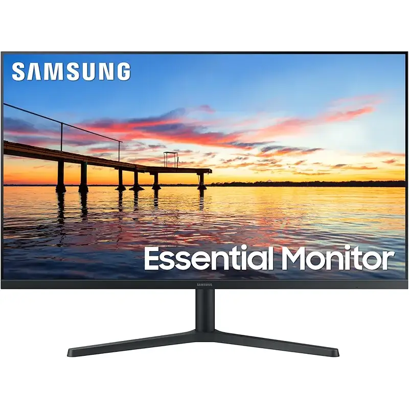 Samsung 32-Inch Flat Computer Monitor, 75Hz, Borderless Display, AMD FreeSync, Game Mode, Advanced Eye Care, HDMI and DisplayPort, LS32B304NWNXGO, 2024
