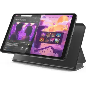 Lenovo Tab One - Lightweight Tablet - up to 12.5 Hours of YouTube Streaming - 8.7" HD Display - 4 GB Memory - 64 GB Storage - MediaTek Helio G85 - Includes Folio Case