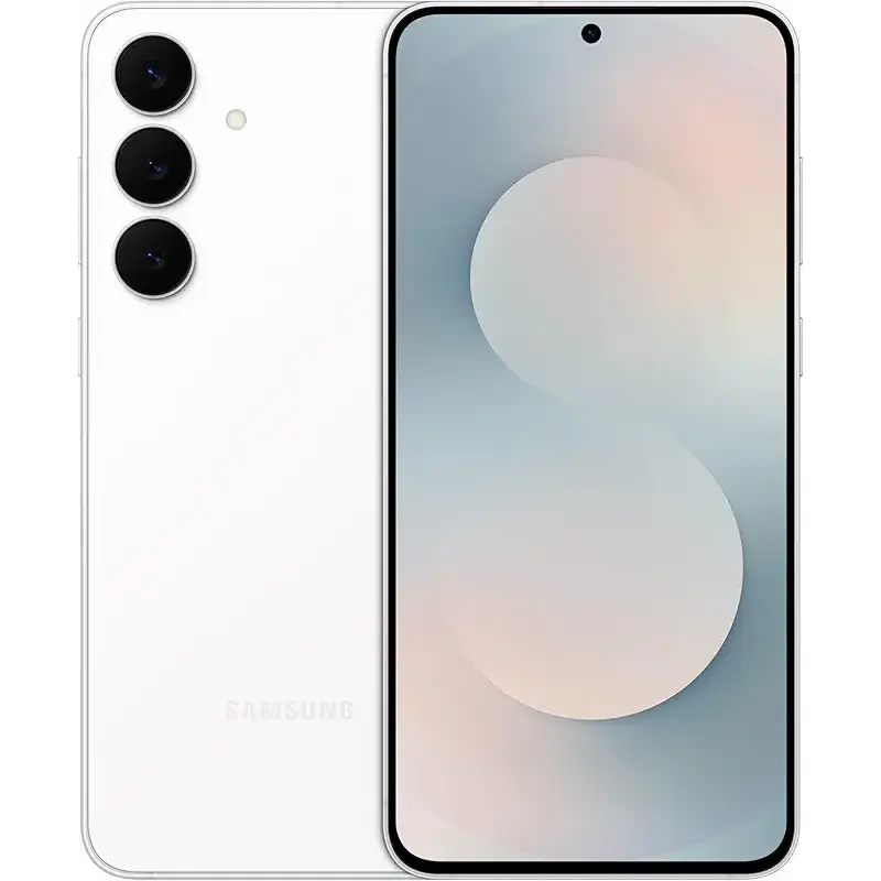 Samsung Galaxy S25 FE Cell Phone (2025), 128GB AI Smartphone, Unlocked Android, Large Display, 4900mAh Battery, High Res-Camera, AI Photo Edits, Durable, US 1 Yr Warranty, White