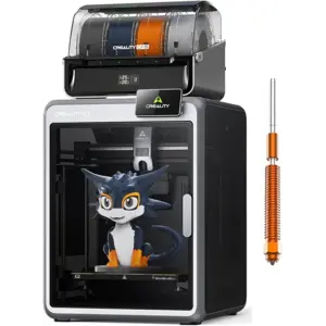 Creality K2 Combo (A) 3D Printer, Multicolor Printing with CFS, 600mm/s Printing Speed, 95% Pre-Assemble, Smart Al Camera & Auto Leveling, Next-Gen Direct Drive Extruder, Build Volume 260*260*260mm