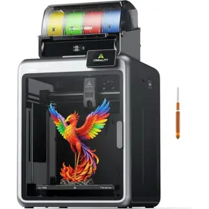 Creality K2 Pro Combo (A) 3D Printer, Multicolor 3D Printer with CFS, 600mm/s Max High-Speed, Dual AI Camera, Fully Assembled Auto Leveling, 300x300x300mm Large Print Volume, for Pros & Hobbyist