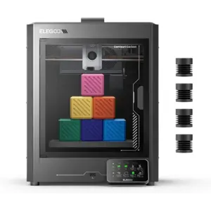 ELEGOO Centauri Carbon 3D Printer, CoreXY 500mm/s High Speed Printing with Auto Calibration, 320°C Nozzle and Built-in Camera, Ready to Print Out of the Box, 256x256x256mm Printing Size